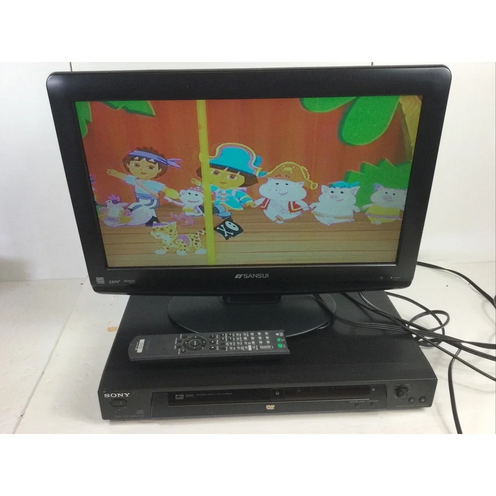 Sony DVD/CD/Player Black DVP-NS315 with Remote Tested Works